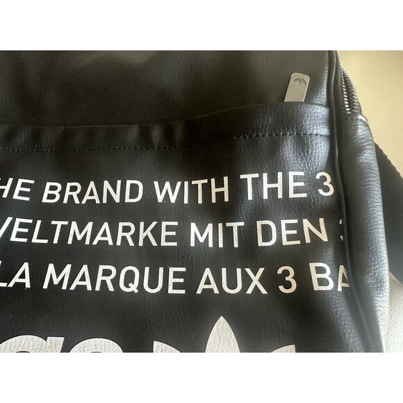 ADIDAS Leather AIRLINER BAG ORIGINALS TREFOIL VINTAGE #GN2245 - Picture 2 of 9